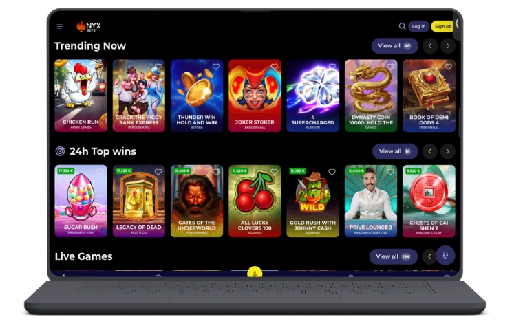 Nyx bets casino télécharger